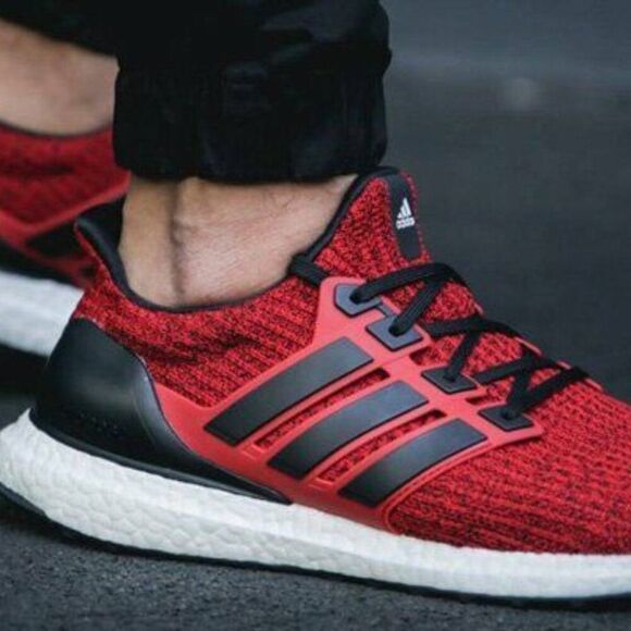 NEW Adidas Ultraboost 4.0 Power Red Core Black Size 10 US 9.5 UK 44 EUR EE3703 - Picture 11 of 11